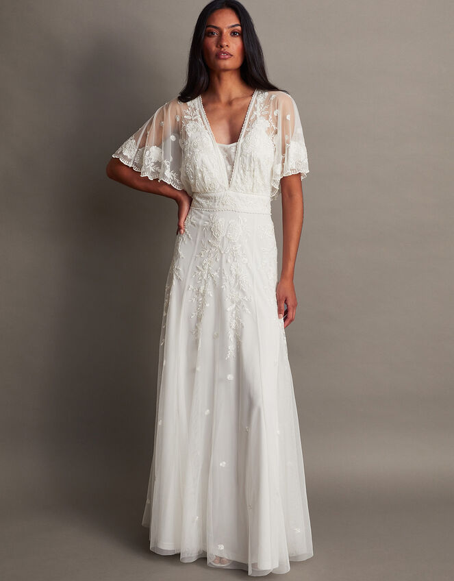 Maggie Embroidered Bridal Dress Ivory | Wedding Dresses | Monsoon US.