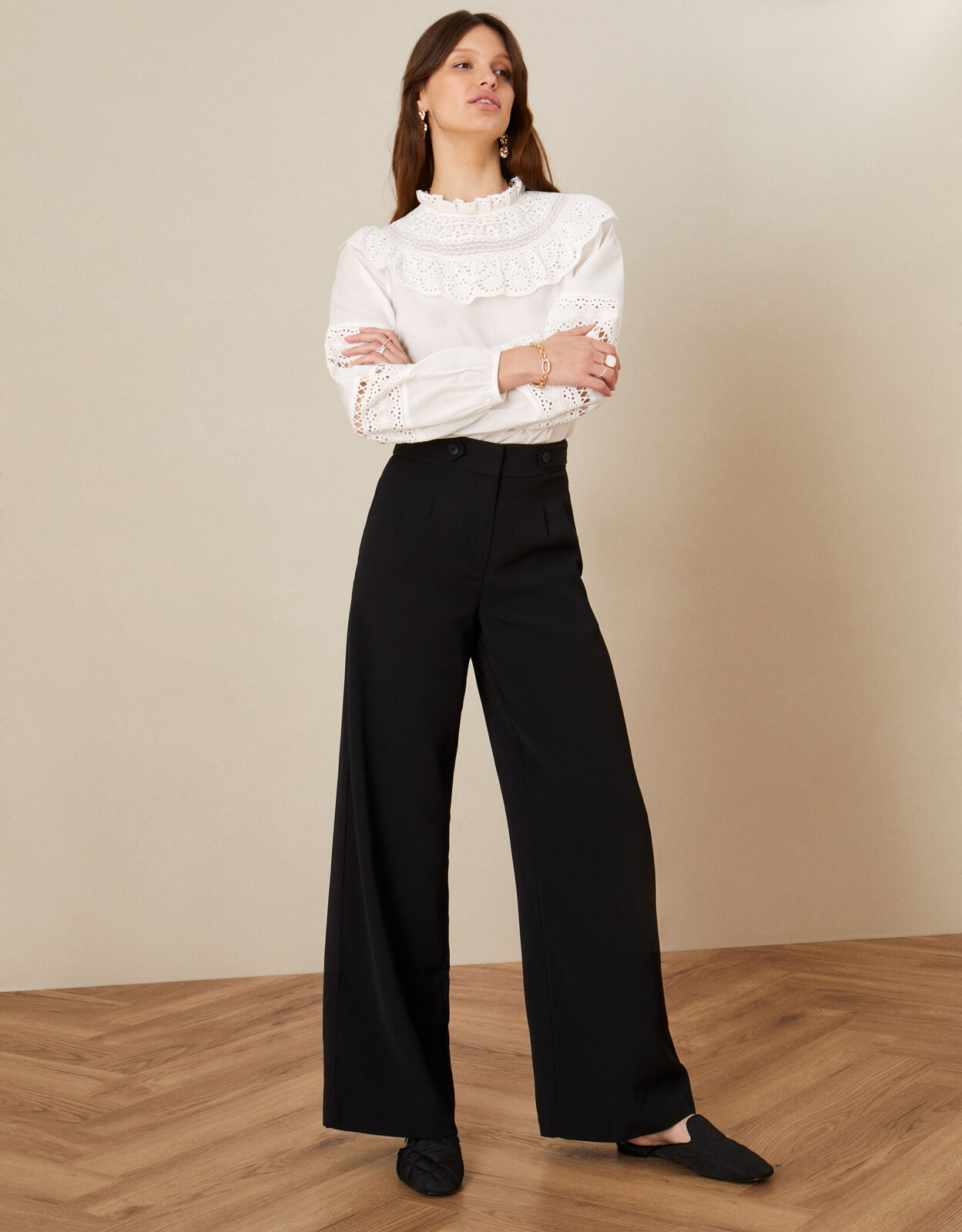 2X New WOMENS Ladies ELASTICATED Bootcut WORK Rib STRETCH Trousers UK Sizes  6-28 | eBay