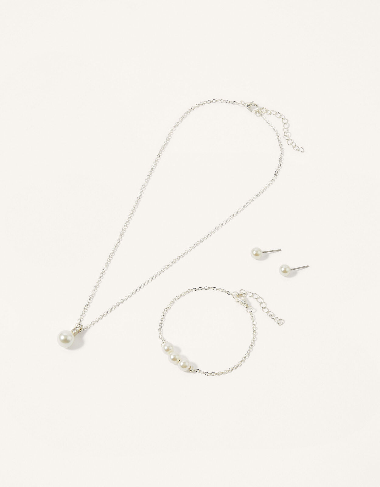 bridesmaid necklaces silver