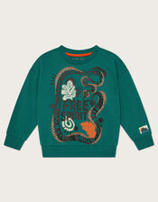 Free Spirit Graphic Sweatshirt, Teal (TEAL), large