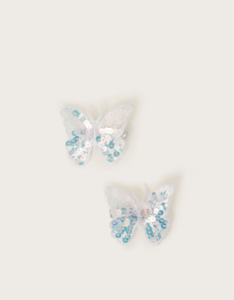 2-Pack Sequin Butterfly Clips, , large