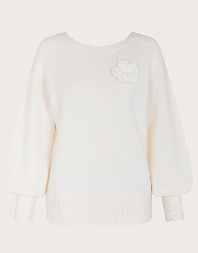 Casey Corsage Jumper, Ivory (IVORY), large