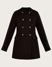 Myla Military Detail Coat, Black (BLACK), large