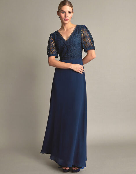 Lilibet Lace Maxi Dress, Blue (NAVY), large