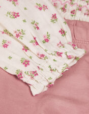 Baby Ditsy Floral Top and Leggings Set, Pink (PINK), large