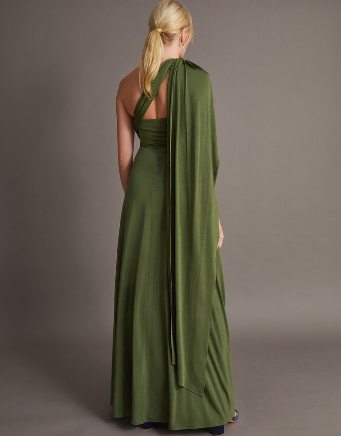 Thea Twist Me Tie Me Maxi Dress Green, Evening Dresses