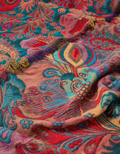 Paisley Jacquard Scarf, , large