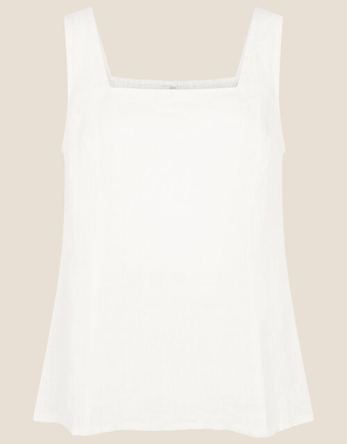 Square Neck Cami Top White | Vests, Camisoles And Sleeveless Tops | Monsoon Global.