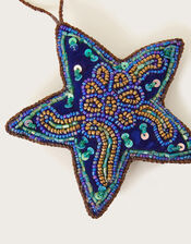 Beaded Star Hanging Decoration , , large