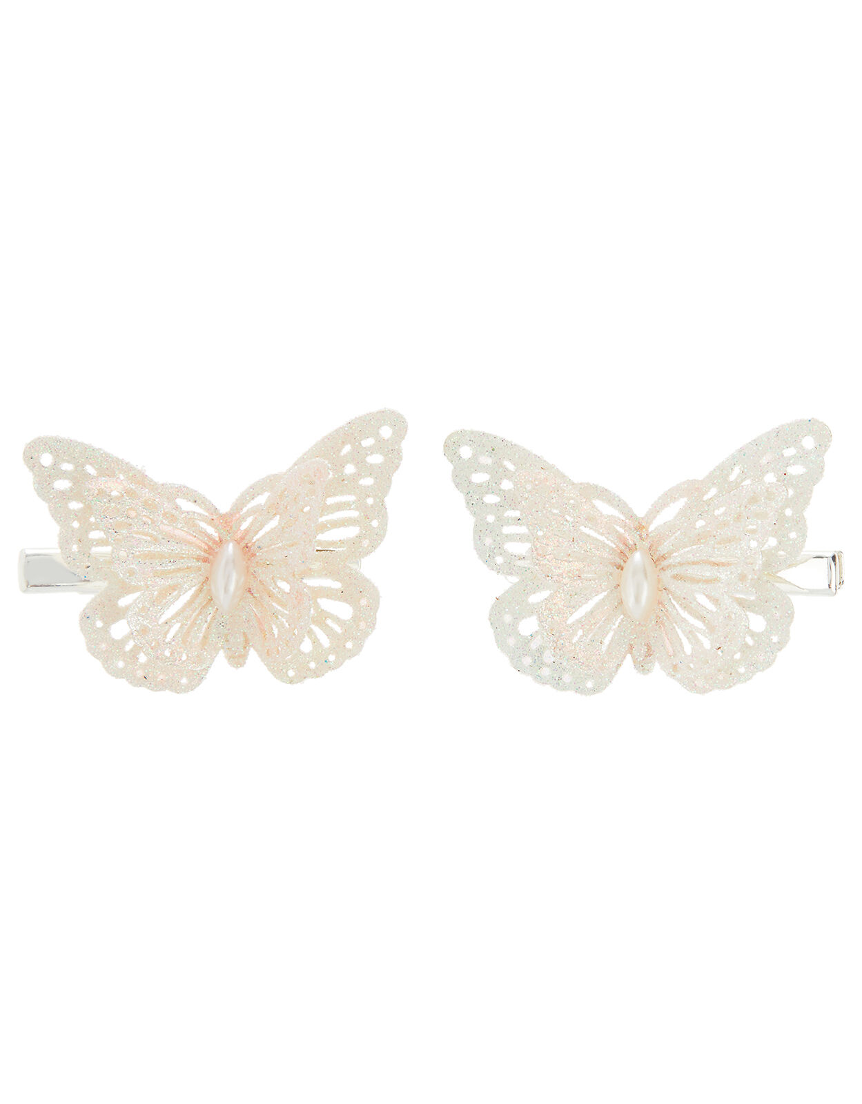 large butterfly hair clips