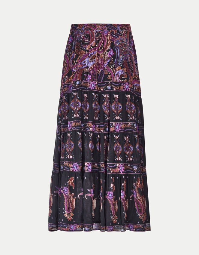 East Paisley Print Skirt , Multi (MULTI), large