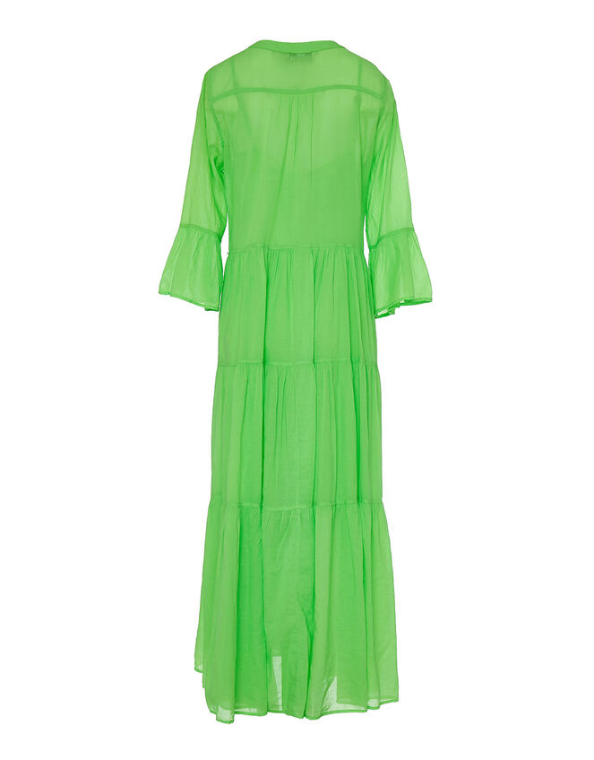 Devotion Twins Tiered Maxi Dress, Green (GREEN), large
