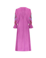 East Embroidered Maxi Dress, Purple (MAUVE), large