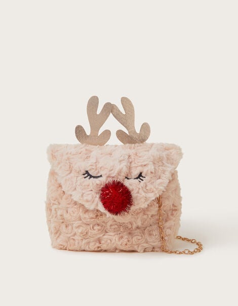 Fluffy Reindeer Bag, , large