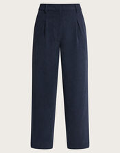 Serena Wide Leg Cord Pants, Blue (NAVY), large