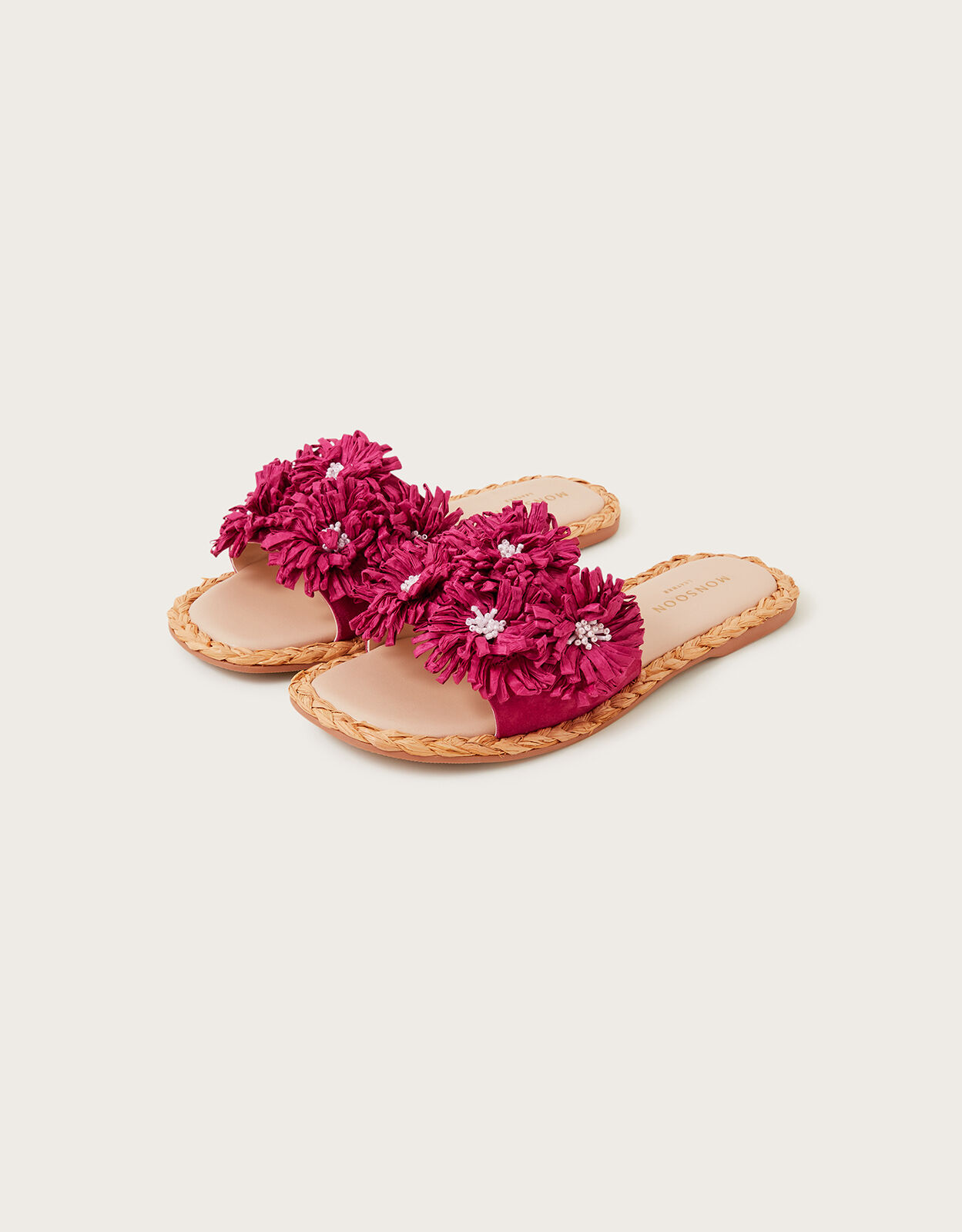 Pink summer flower print sandals hi-res stock photography and images - Alamy