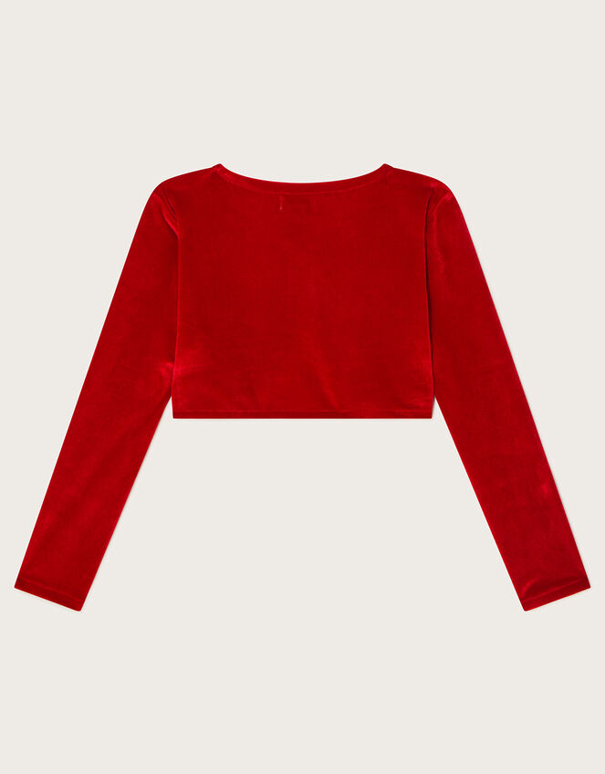 Velvet Niamh Cardigan, Red (RED), large