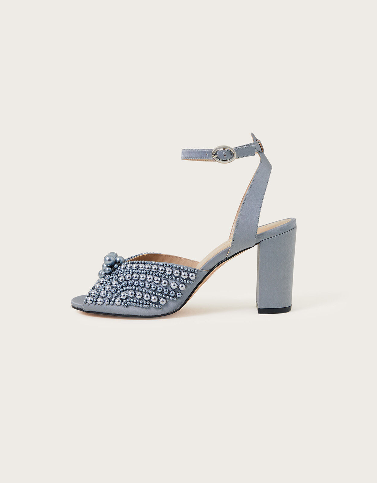 Guy Sandal in Warm Grey by Tibi exclusive at The Shoe Hive