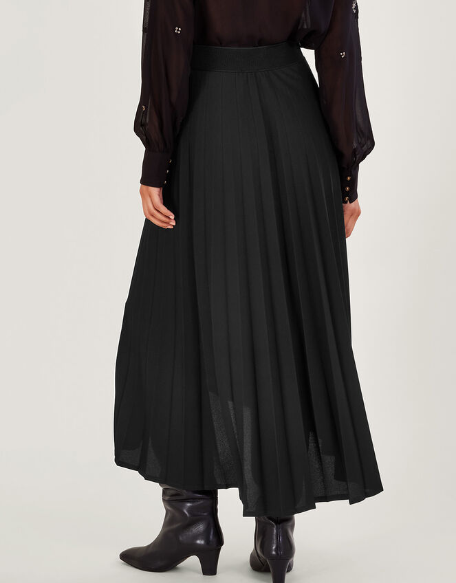 Parly Pleated Skirt, Black (BLACK), large