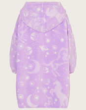 Oversized Unicorn Hoodie, Purple (LILAC), large