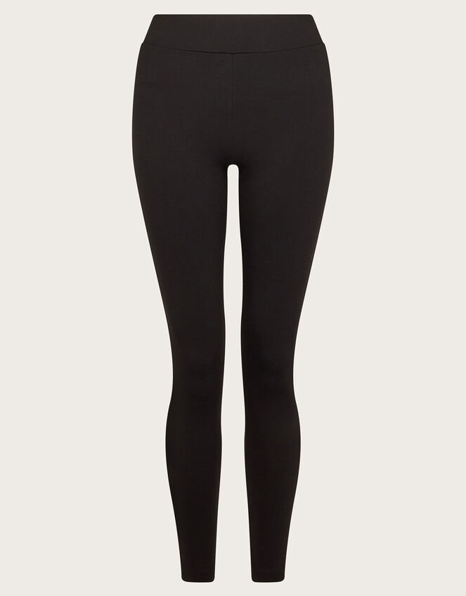 Pree High Rise Ponte Leggings, Black (BLACK), large