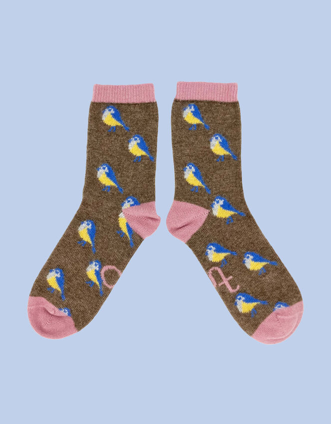 Catherine Tough Bird Ankle Socks, , large